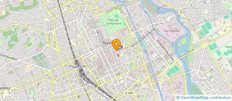 localisation de l'entreprise IMMOBILIERE O.N.A.  NANCY