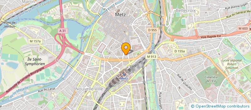 localisation de l'entreprise IMMOBILIERE OBSITAS  METZ