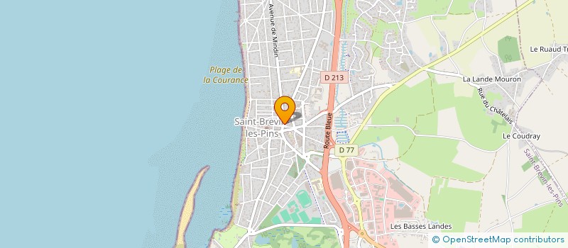 localisation de l'entreprise IMMOBILIERE OCEANE à SAINT-BREVIN-LES-PINS