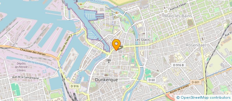 localisation de l'entreprise IMMOBILIERE OCEANIDES  DUNKERQUE