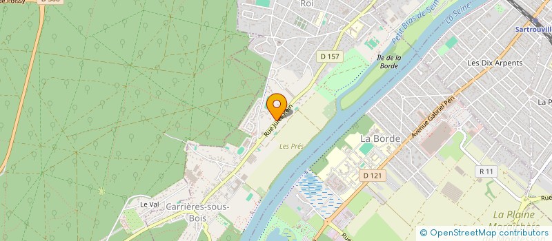 localisation de l'entreprise IMMOBILIERE OGER  LE MESNIL-LE-ROI