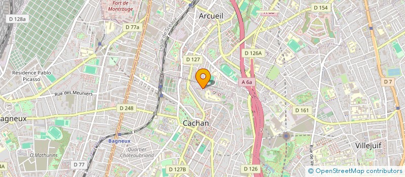 localisation de l'entreprise IMMOBILIERE OMEGA à BOURG-LA-REINE