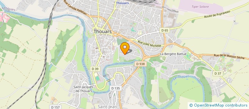 localisation de l'entreprise IMMOBILIERE OML  THOUARS