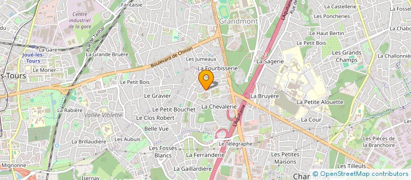 localisation de l'entreprise IMMOBILIERE ORTHOPHONIE DES PERRIERS  CHAMBRAY-LES-TOURS