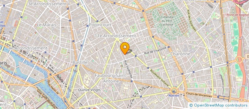 localisation de l'entreprise IMMOBILIERE OUTEL  PARIS