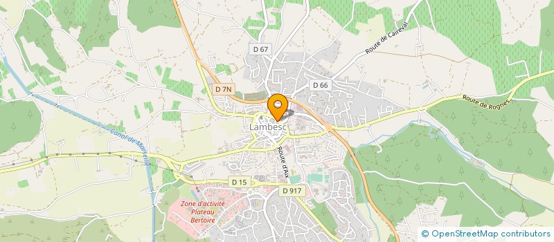 localisation de l'entreprise IMMOBILIERE PACA à LAMBESC