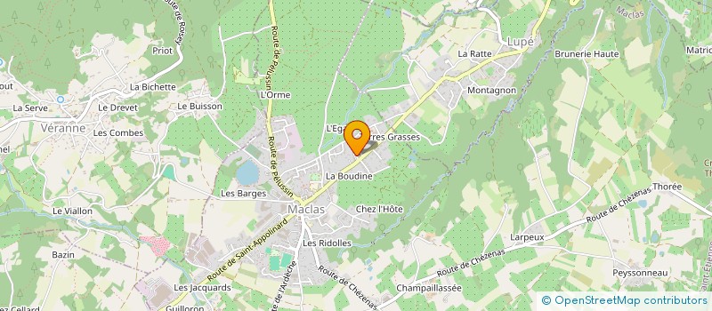 localisation de l'entreprise IMMOBILIERE PACALET  MACLAS