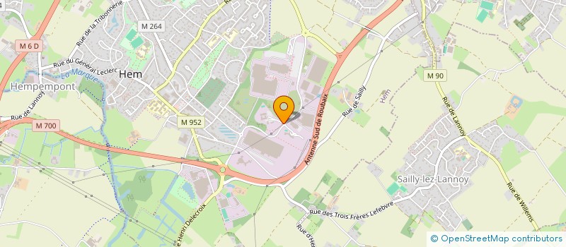 localisation de l'entreprise IMMOBILIERE PANORAMA  HEM