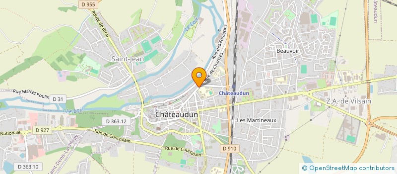 localisation de l'entreprise IMMOBILIERE PANORAMA CONT ET VTE DI à CHATEAUDUN