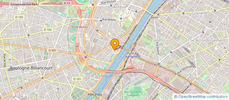 localisation de l'entreprise IMMOBILIERE PARIS OUEST  PARIS