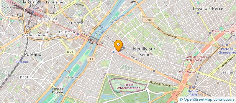 localisation de l'entreprise IMMOBILIERE PARISIENNE HABITATION à NEUILLY-SUR-SEINE