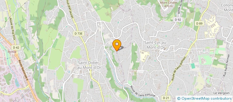 localisation de l'entreprise IMMOBILIERE & PARTICIPATIONS  SAINT-DIDIER-AU-MONT-D'OR