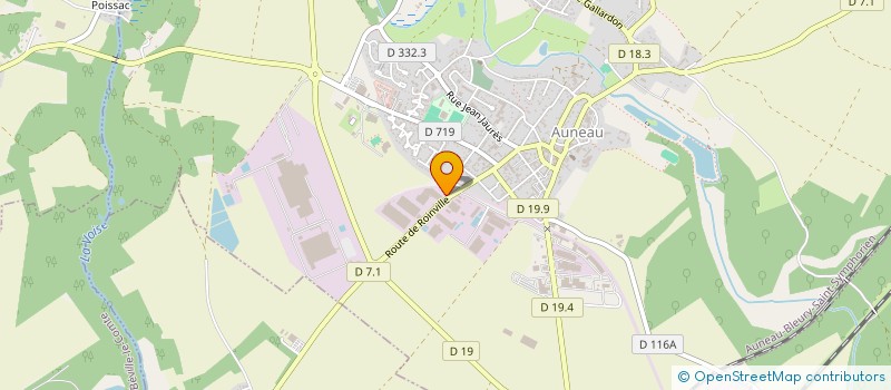 localisation de l'entreprise IMMOBILIERE PASTEUR DEVELOPPEMENT à AUNEAU-BLEURY-SAINT-SYMPHORIEN