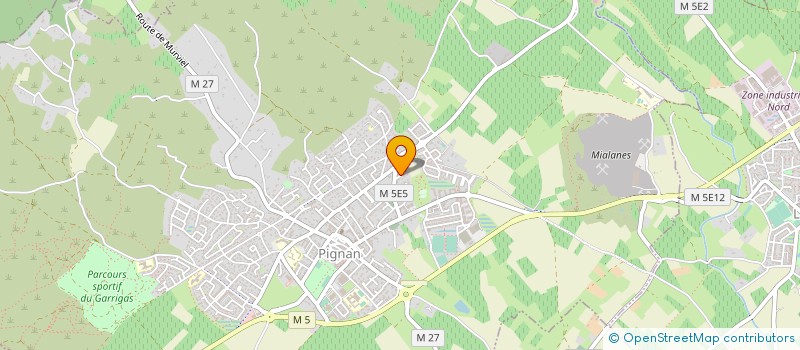 localisation de l'entreprise IMMOBILIERE PATELOUP à PIGNAN