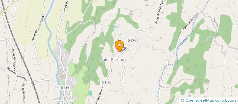 localisation de l'entreprise IMMOBILIERE PATMAG  SAINT-BARDOUX