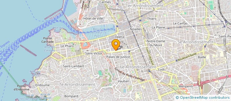 localisation de l'entreprise IMMOBILIERE PATRIMOINE ET FINANCES à MARSEILLE