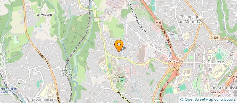 localisation de l'entreprise IMMOBILIERE PATURLE  ECULLY