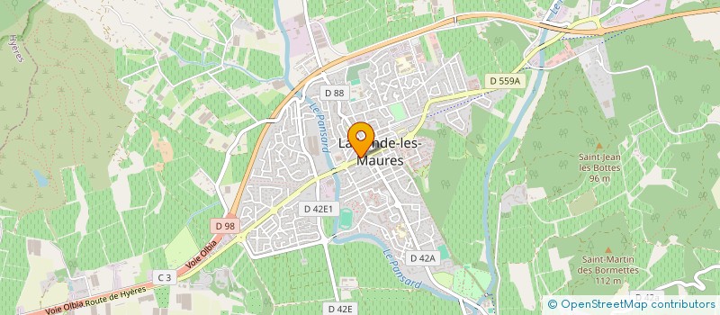 localisation de l'entreprise IMMOBILIERE PAVILLON BLEU  LA LONDE-LES-MAURES