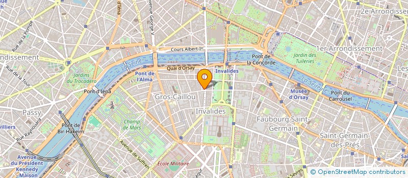 localisation de l'entreprise IMMOBILIERE PECUNIA  PARIS