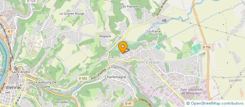 localisation de l'entreprise IMMOBILIERE PEILLET à SEPTEME