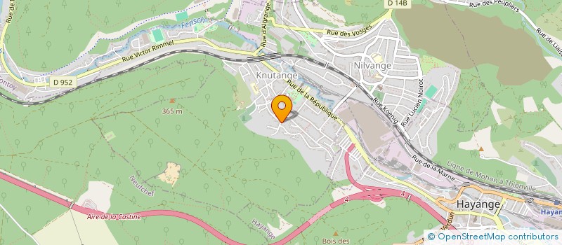 localisation de l'entreprise IMMOBILIERE PERRIN  KNUTANGE