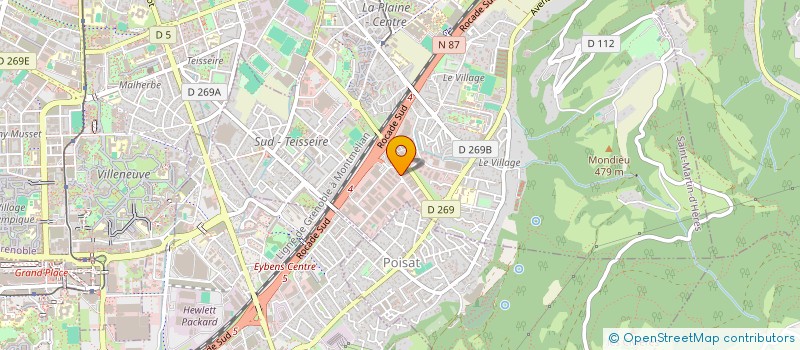 localisation de l'entreprise IMMOBILIERE PESSELIER  SAINT-MARTIN-D'HERES