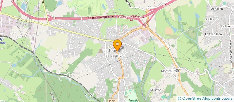 localisation de l'entreprise IMMOBILIERE PESSELIN  LA TOUR-DE-SALVAGNY