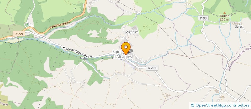 localisation de l'entreprise IMMOBILIERE PEZENAS  SAINT-JEAN-D ALCAPIES