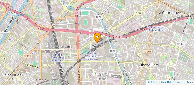 localisation de l'entreprise IMMOBILIERE PG  SAINT-DENIS