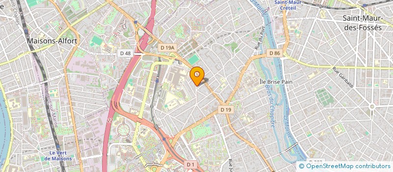 localisation de l'entreprise IMMOBILIERE PHILIPPE REBIFFE à CRETEIL
