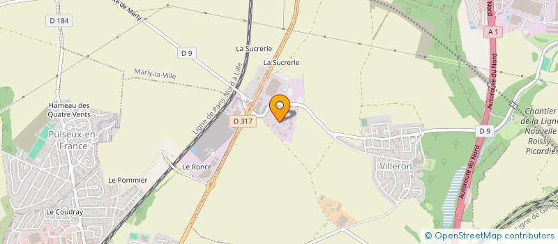 localisation de l'entreprise IMMOBILIERE PICOTY à VILLERON