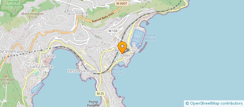 localisation de l'entreprise IMMOBILIERE PINCI  BEAULIEU-SUR-MER