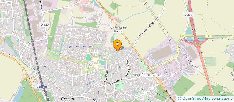 localisation de l'entreprise IMMOBILIERE PM24 à VERT-SAINT-DENIS
