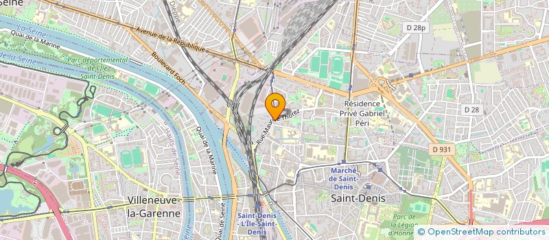 localisation de l'entreprise IMMOBILIERE POTERIE à SAINT-DENIS