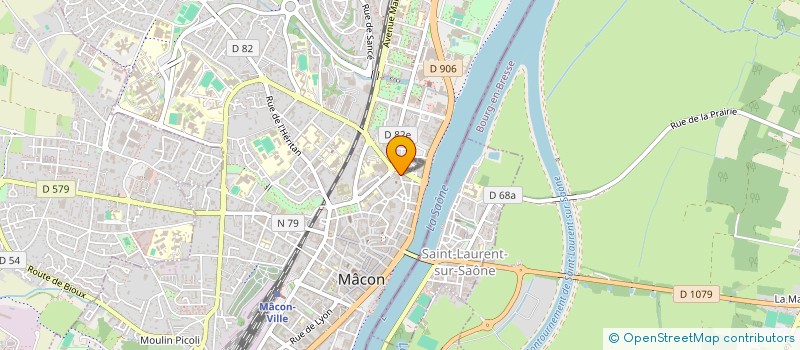 localisation de l'entreprise IMMOBILIERE POUR L'HABITAT BFCA à MACON