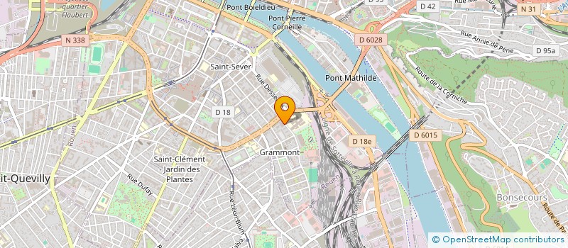 localisation de l'entreprise IMMOBILIERE PRN BEAUX ARTS à ROUEN