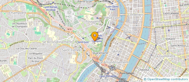 localisation de l'entreprise IMMOBILIERE QUARTIER TRION  LYON