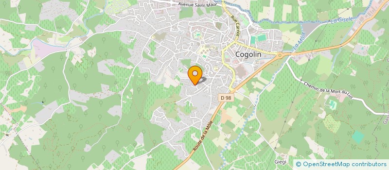localisation de l'entreprise IMMOBILIERE QUEMAR à COGOLIN