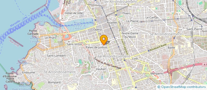 localisation de l'entreprise IMMOBILIERE QUILICI à MARSEILLE