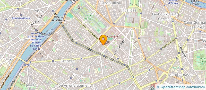 localisation de l'entreprise IMMOBILIERE R.E.S.  PARIS