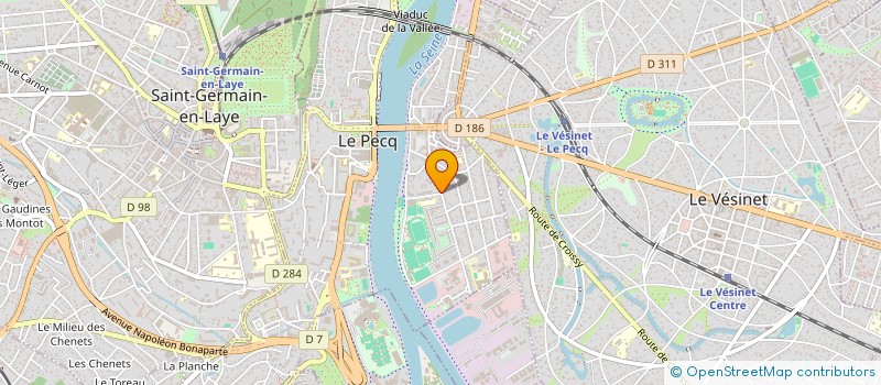 localisation de l'entreprise IMMOBILIERE RBX  LE PECQ