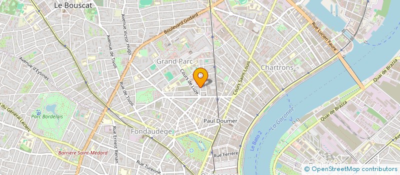 localisation de l'entreprise IMMOBILIERE RDN  BORDEAUX