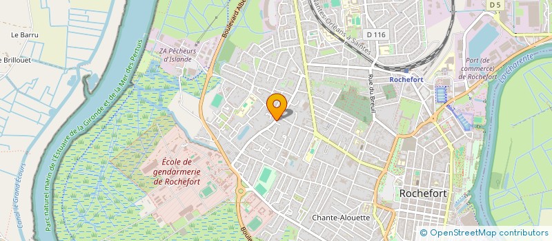 localisation de l'entreprise IMMOBILIERE RELIANCE  ROCHEFORT