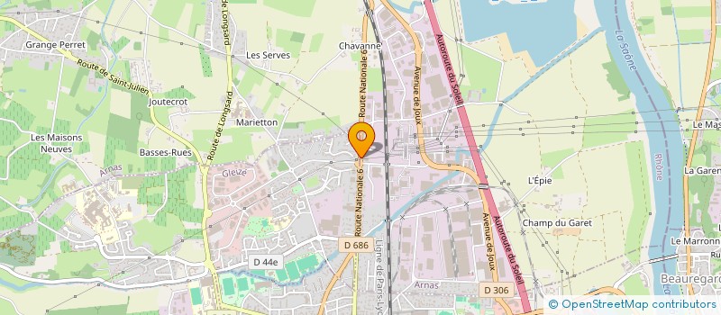 localisation de l'entreprise IMMOBILIERE REMILLY  ARNAS