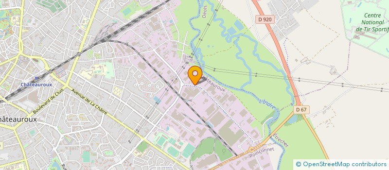 localisation de l'entreprise IMMOBILIERE RENARD à CHATEAUROUX
