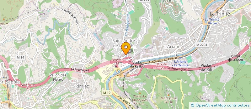 localisation de l'entreprise IMMOBILIERE RESISTEX  SAINT-ANDRE-DE-LA-ROCHE