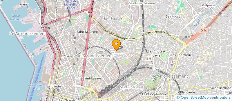 localisation de l'entreprise IMMOBILIERE RG à MARSEILLE