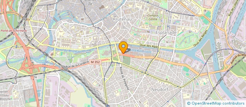 localisation de l'entreprise IMMOBILIERE RIMBAUD à STRASBOURG