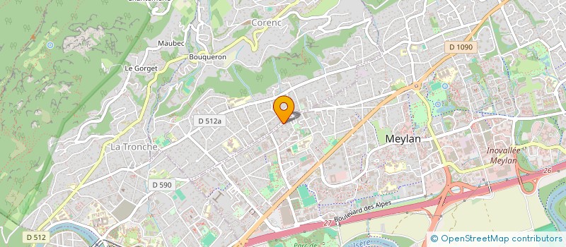 localisation de l'entreprise IMMOBILIERE ROCH FOLTZER à MEYLAN