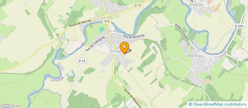 localisation de l'entreprise IMMOBILIERE ROMERO  EMAGNY